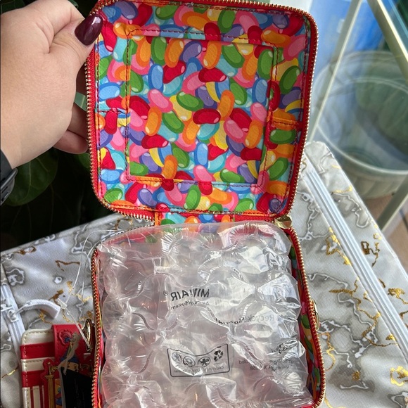 NEW Rare Set Harry Potty Loungefly Bertie Botts Jelly Bean Bag & Card Holder - Picture 11 of 11